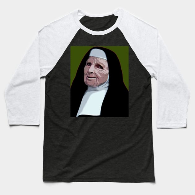 nun bank robber Baseball T-Shirt by oryan80